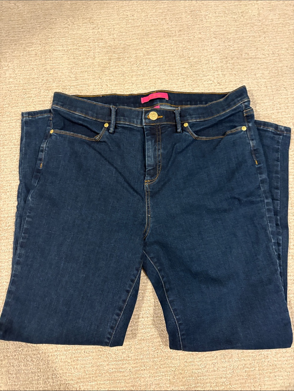 Lilly Pulitzer size 14 straight leg jeans